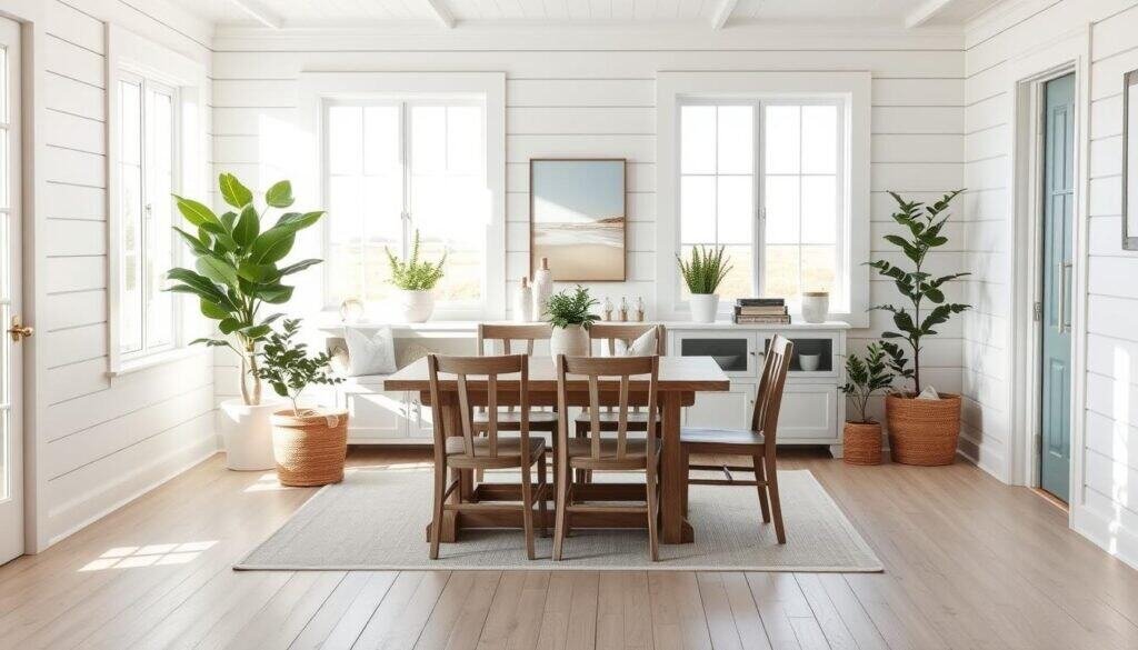 horizontal shiplap in coastal dining rooms horizontal shiplap in coastal dining rooms