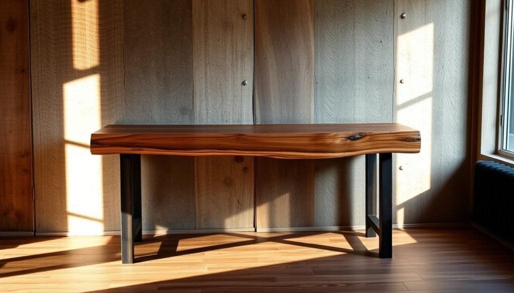 live edge wood slab console table live edge wood slab console table