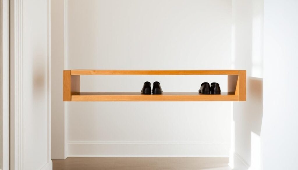 minimalist floating shoe bench minimalist floating shoe bench