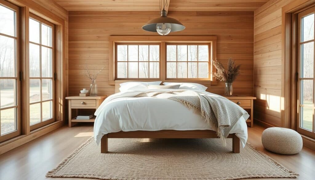 modern farmhouse bedroom design