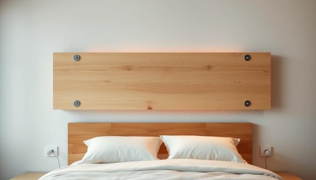 modern floating wood headboard modern floating wood headboard