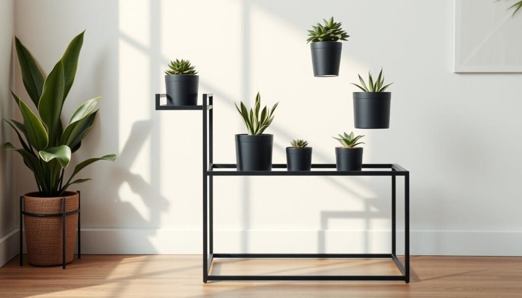modern metal planter stand modern metal planter stand