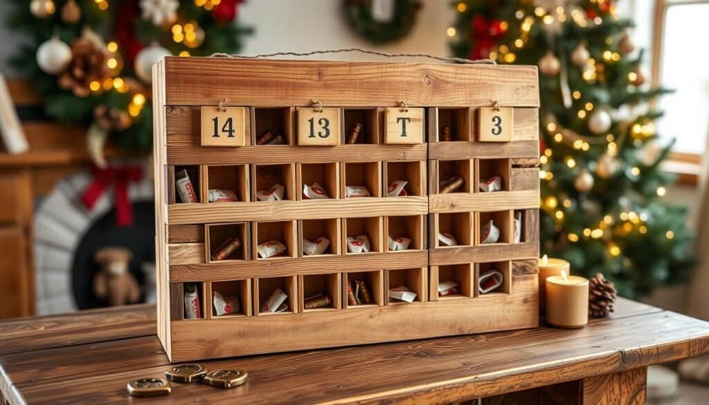 pallet wood advent calendar pallet wood advent calendar
