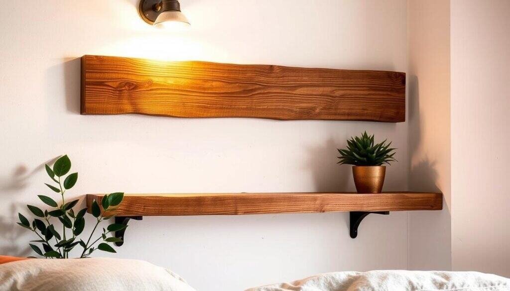 pallet wood bedside shelf pallet wood bedside shelf
