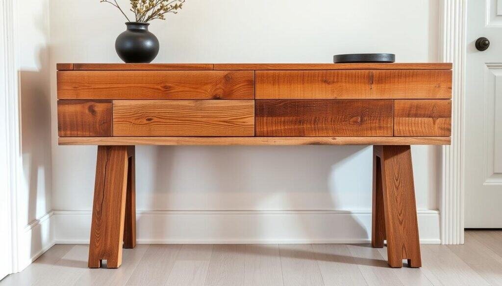 pallet wood upcycled console pallet wood upcycled console