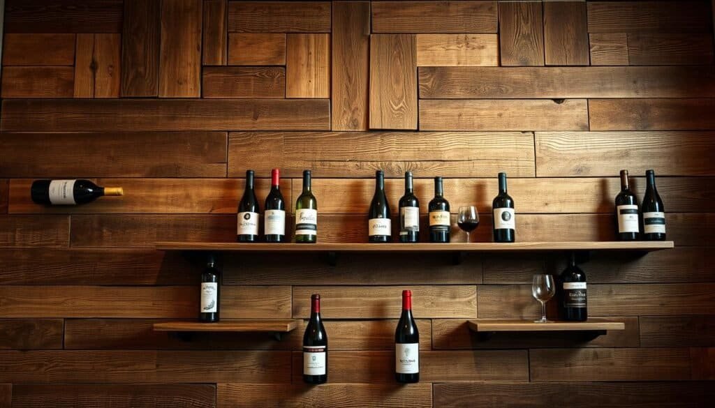 reclaimed barn wood statement wine wall reclaimed barn wood statement wine wall