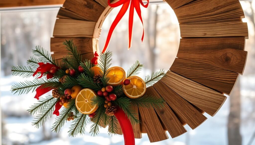 reclaimed wood holiday wreath reclaimed wood holiday wreath