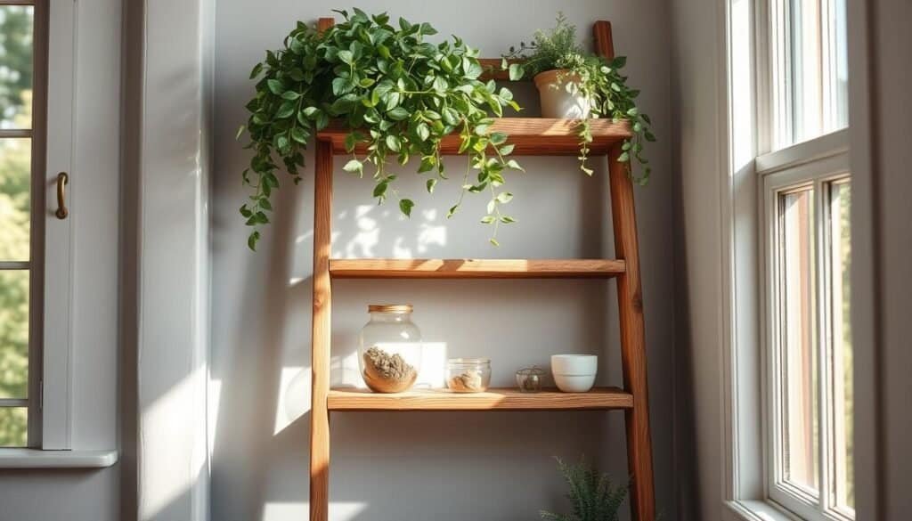 rustic ladder shelf rustic ladder shelf