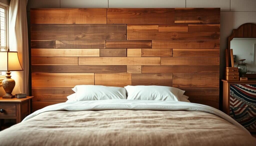 rustic pallet wood headboard project rustic pallet wood headboard project