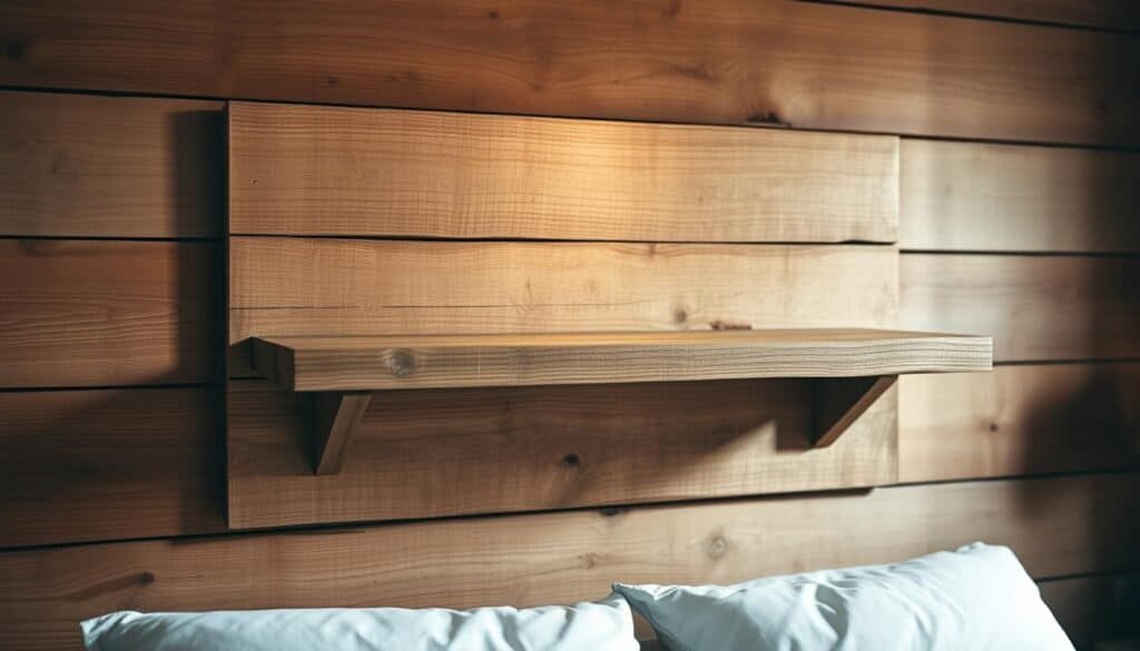 rustic reclaimed wood bedside shelf rustic reclaimed wood bedside shelf
