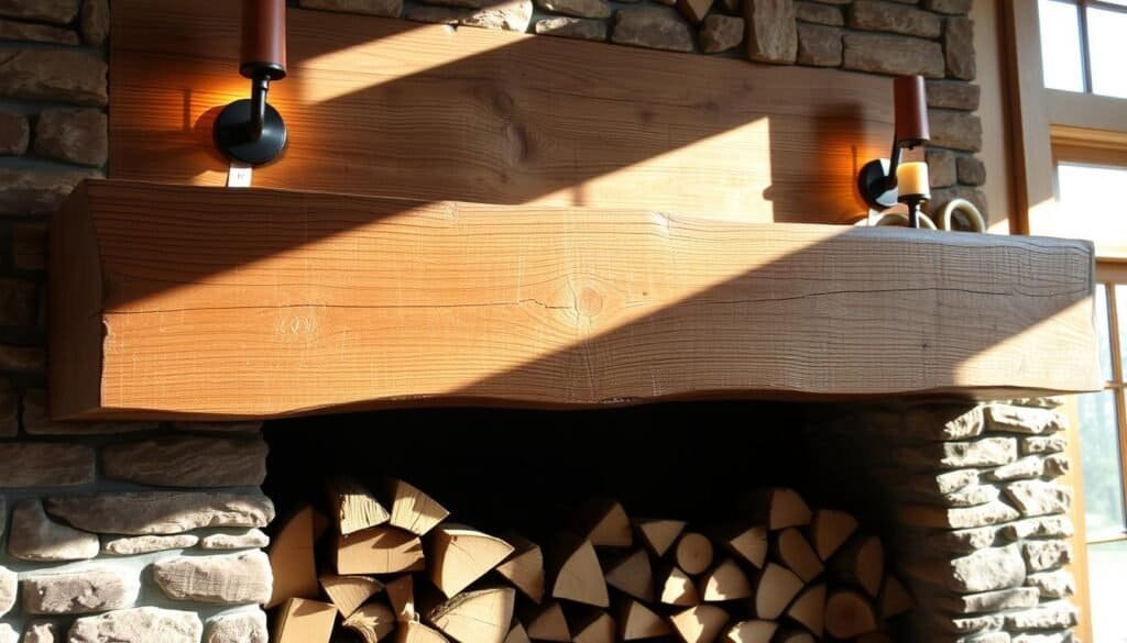 rustic wood beam mantel rustic wood beam mantel