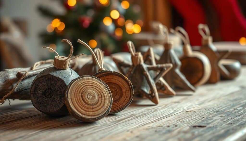 rustic wooden Christmas tree ornaments rustic wooden Christmas tree ornaments
