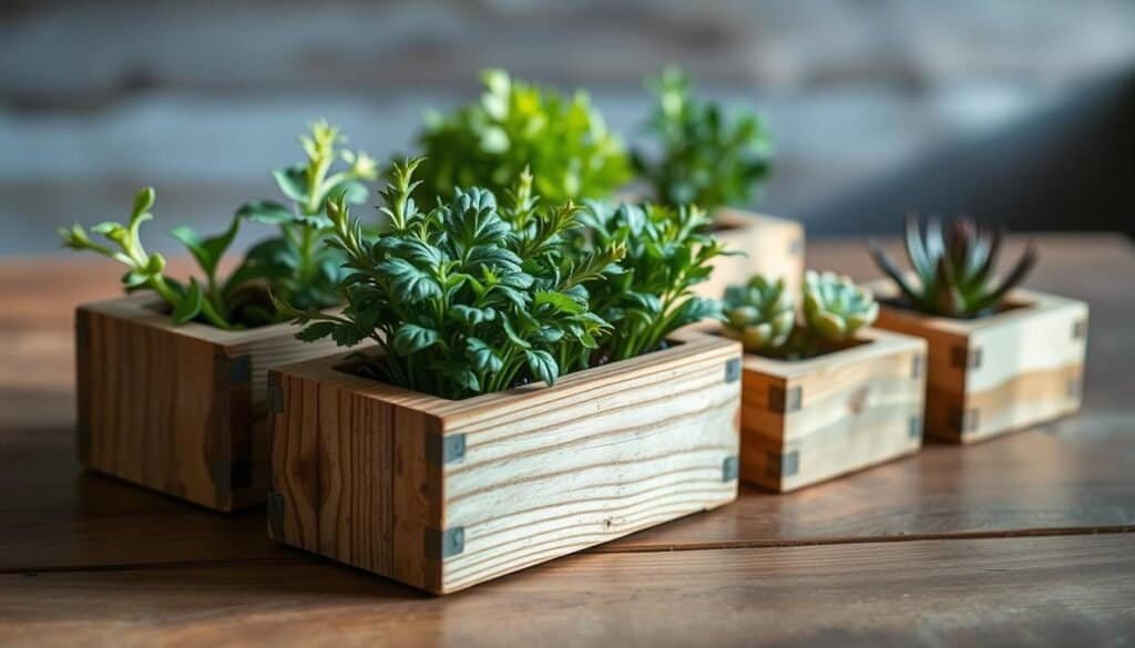 small wooden planters small wooden planters