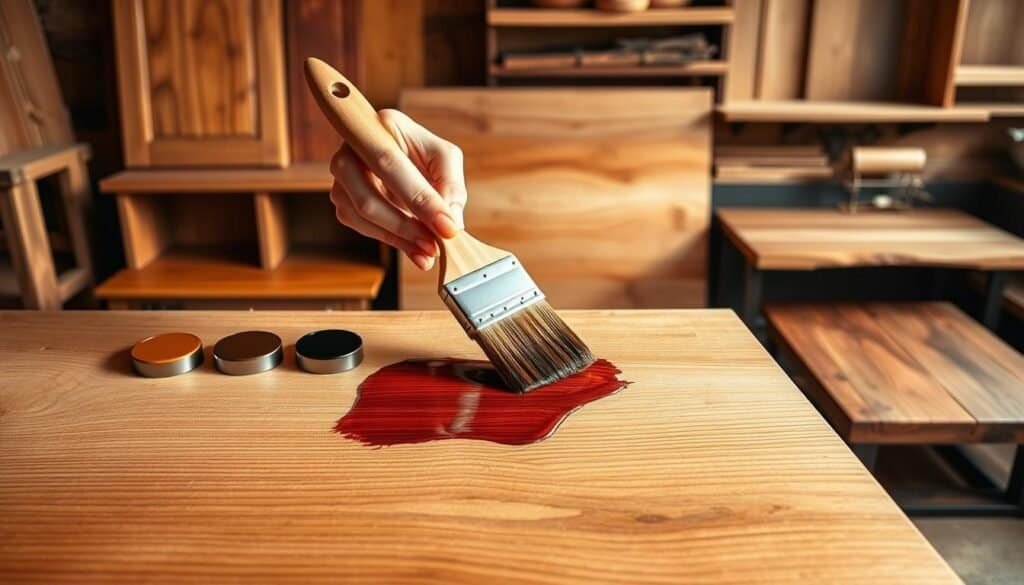 top finishing techniques: staining and sealing wood top finishing techniques: staining and sealing wood