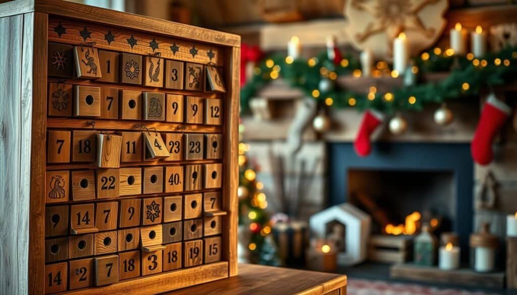 upcycled wooden advent calendar upcycled wooden advent calendar