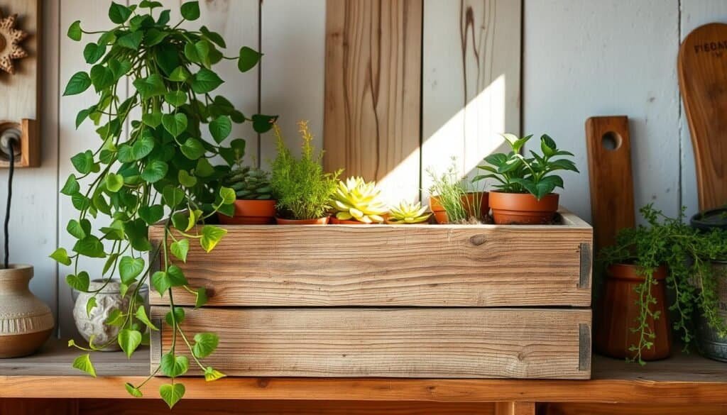 upcycled wooden crate planters upcycled wooden crate planters