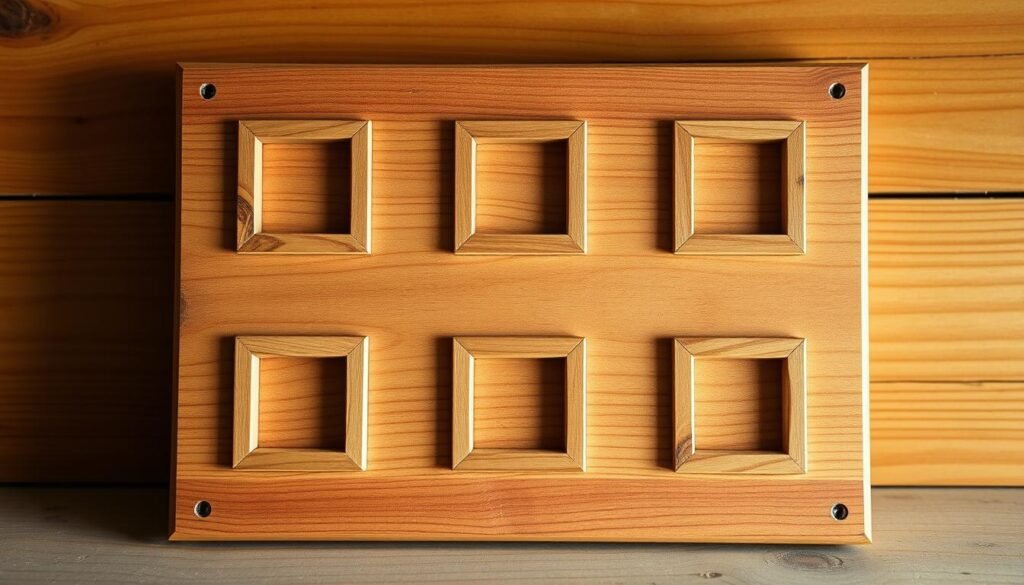 wooden Tic-Tac-Toe board wooden Tic-Tac-Toe board