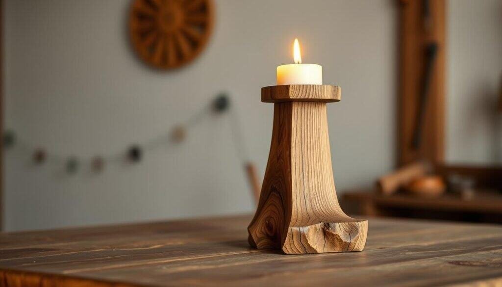 wooden candle stand wooden candle stand
