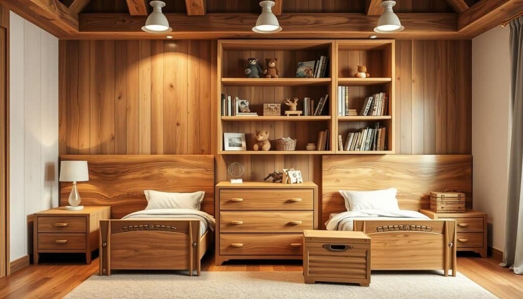wooden elements for shared bedrooms wooden elements for shared bedrooms