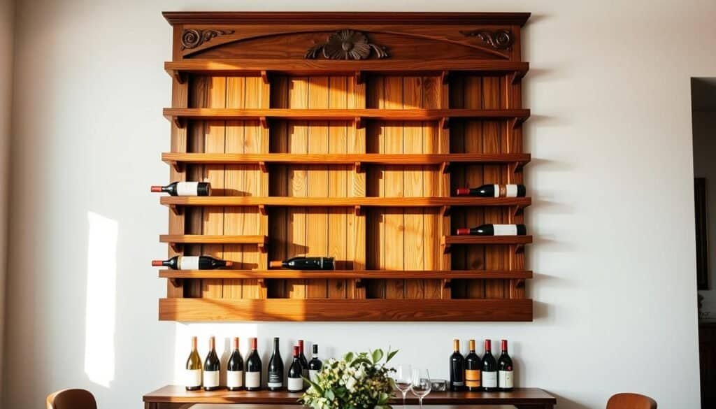 wooden wall mount wine rack wooden wall mount wine rack