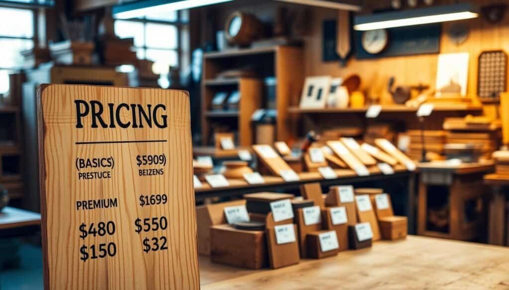 woodworking pricing strategies