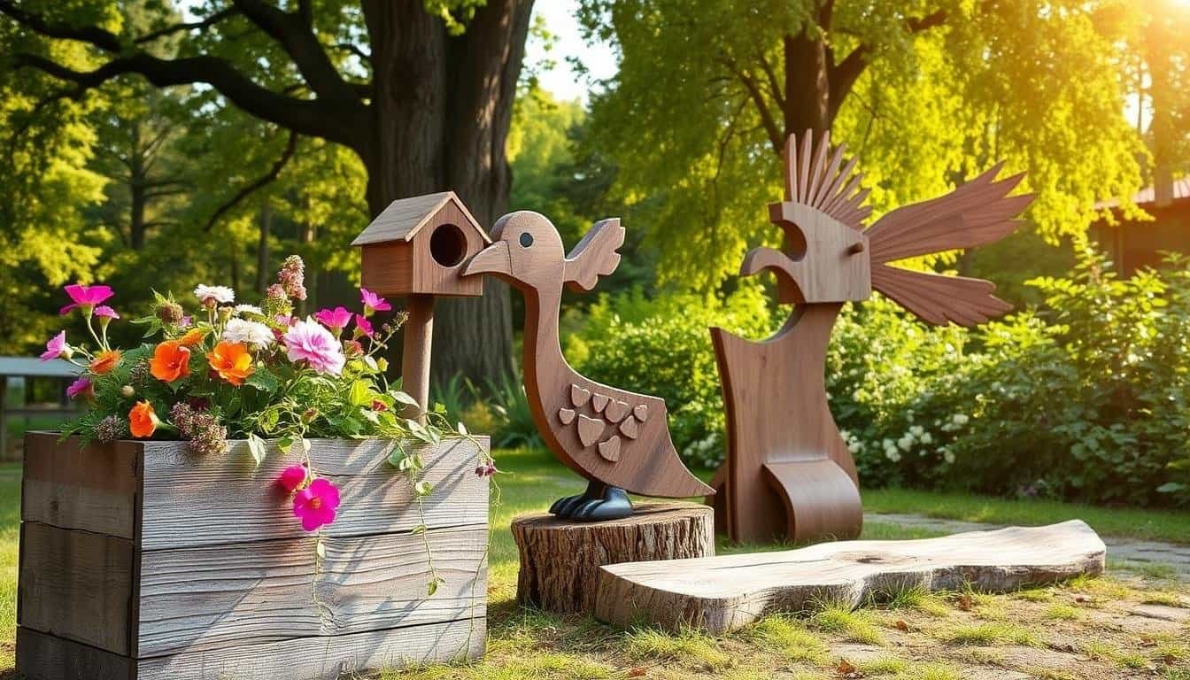 1.	Garden Decor Ideas with Scrap Wood Projects