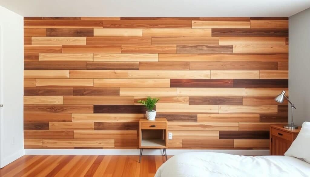 DIY wood wall installation