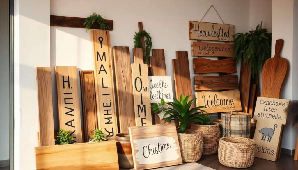 DIY wooden signs