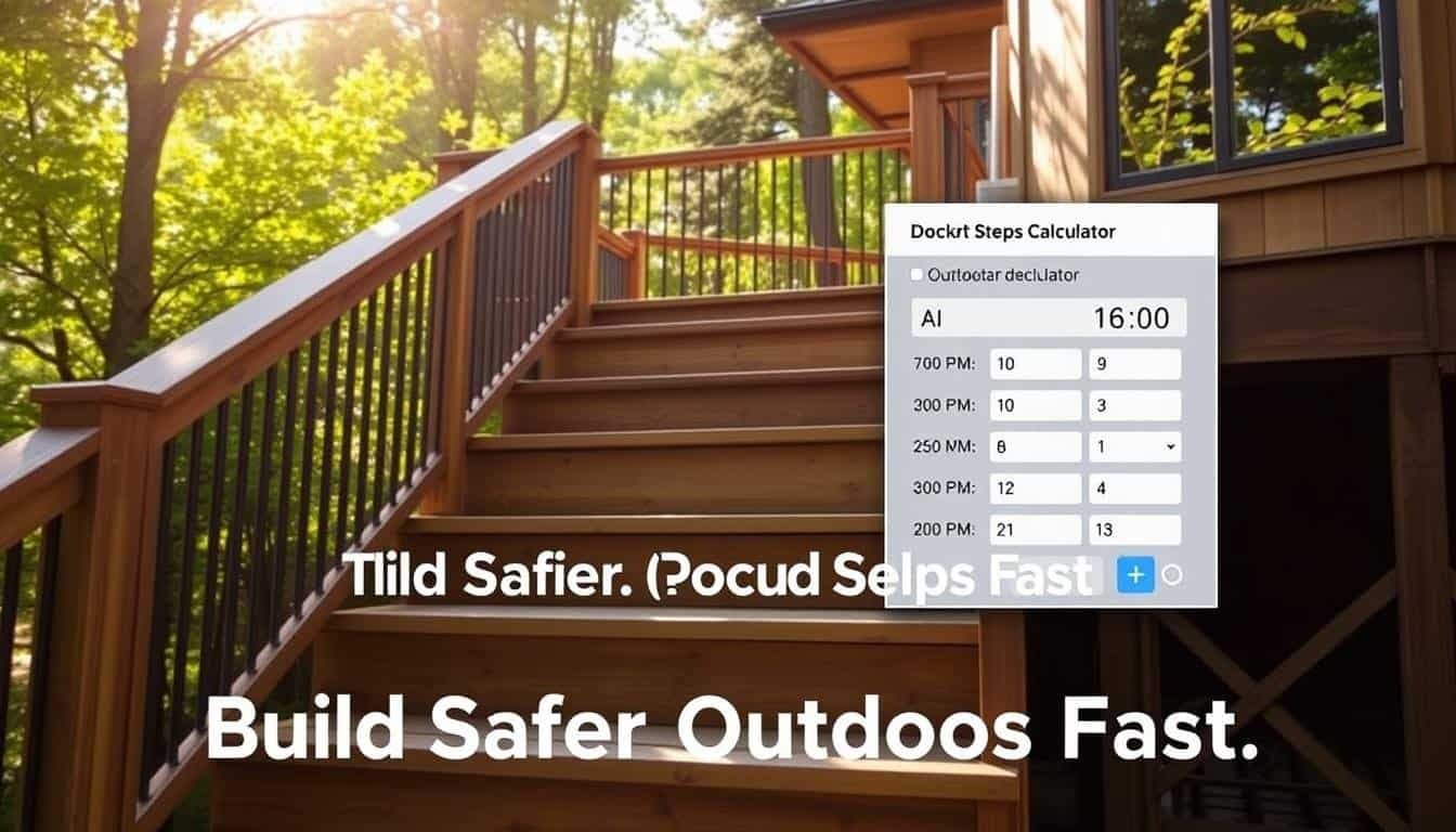 Deck Stair Calculator: Build Safer Outdoor Steps Fast