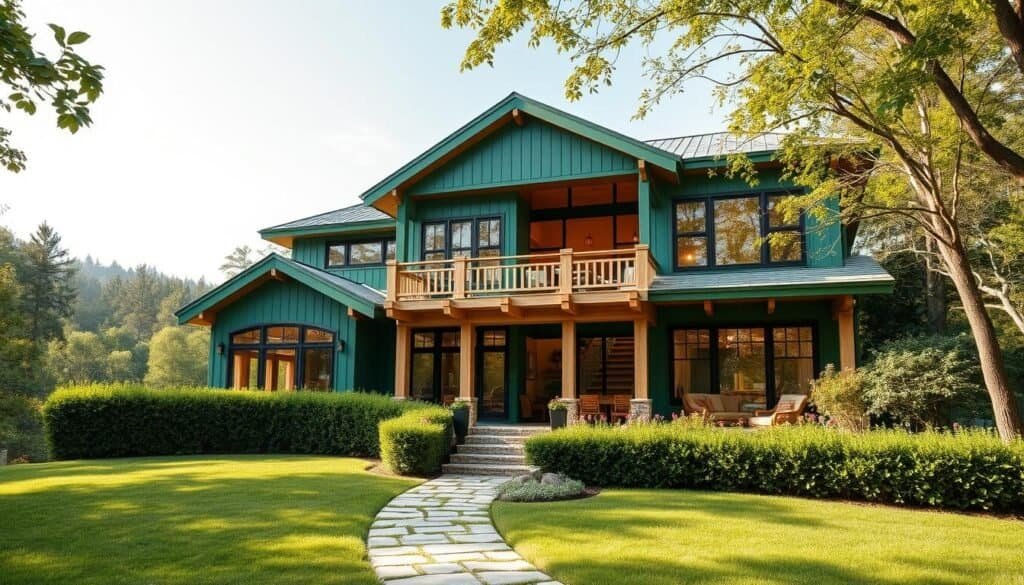 Emerald Green House Aesthetic Emerald Green House Aesthetic