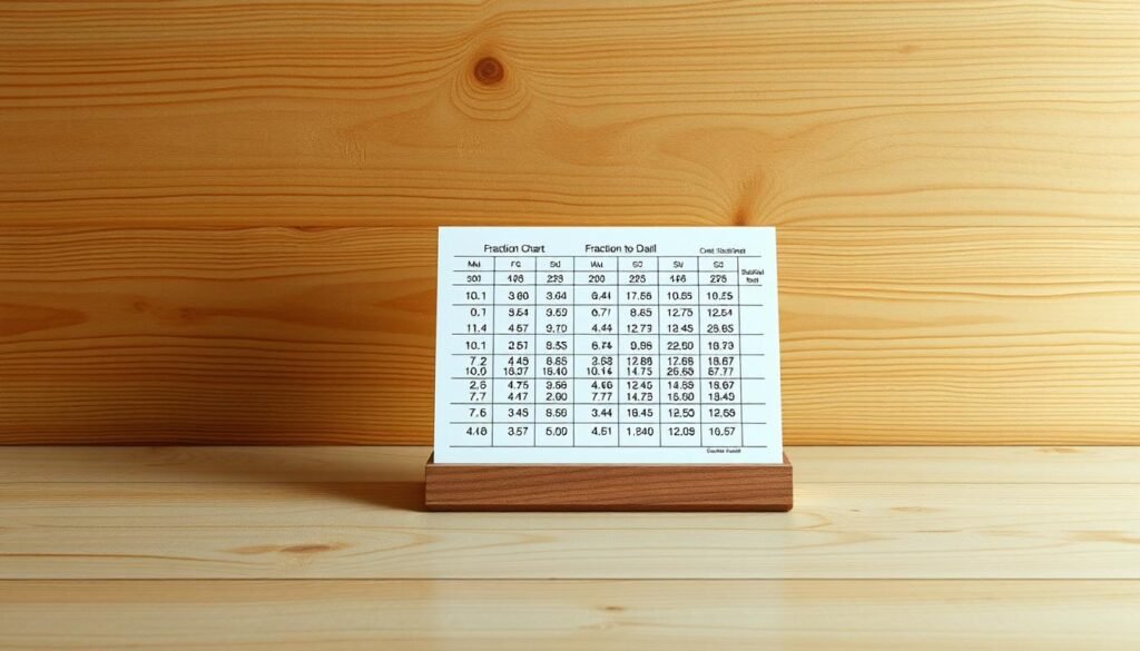 Fractions to Decimals: Quick Woodshop Conversion Chart