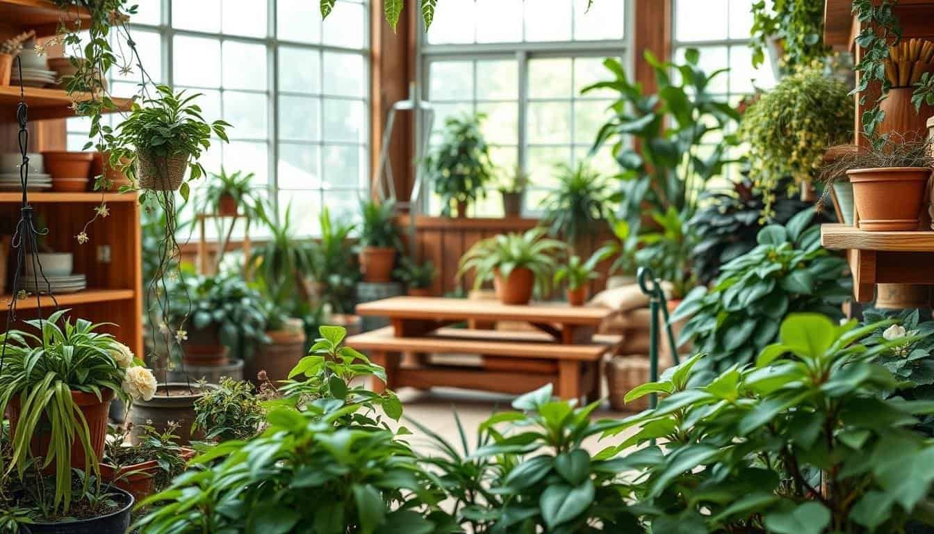 Indoor Plant Decor with Wood Accents for a Fresh Natural Look