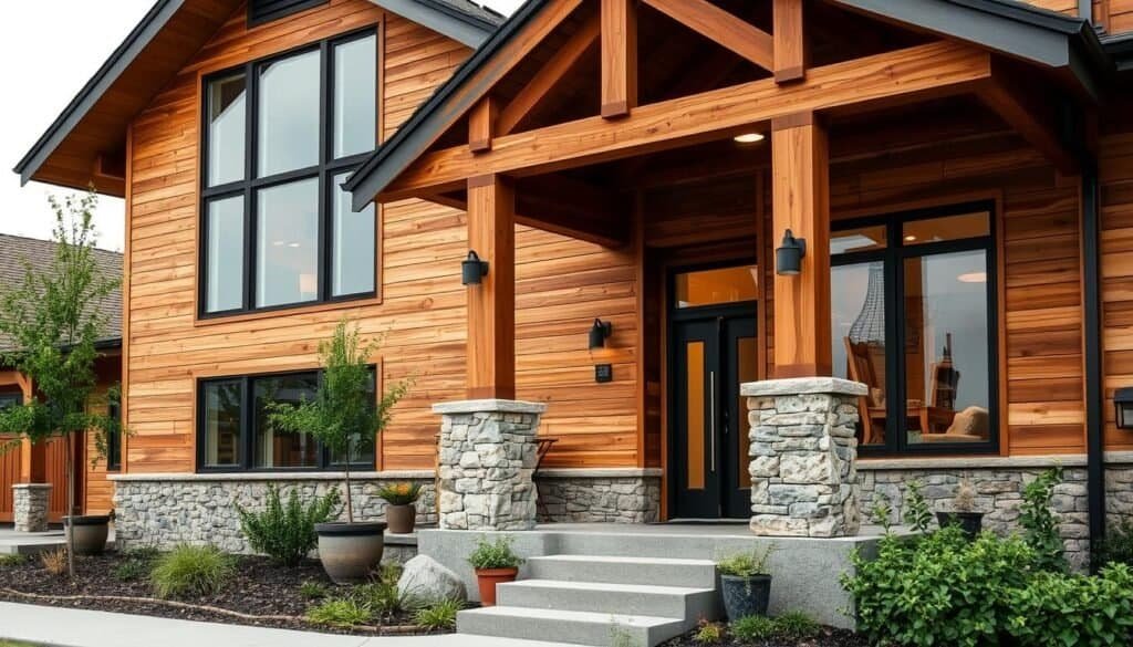 Modern Rustic Exterior Design Modern Rustic Exterior Design