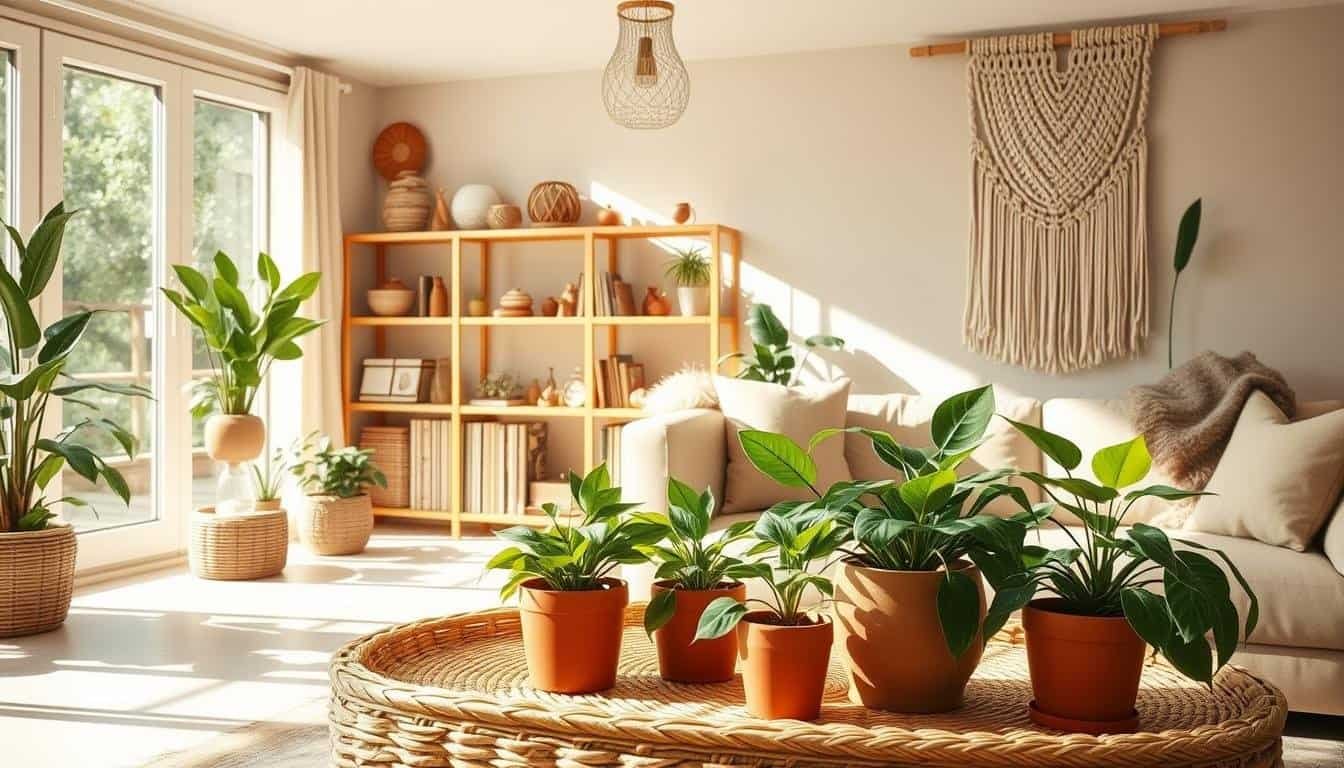 Natural Accent Decor Ideas with Plants and Wood Finishes