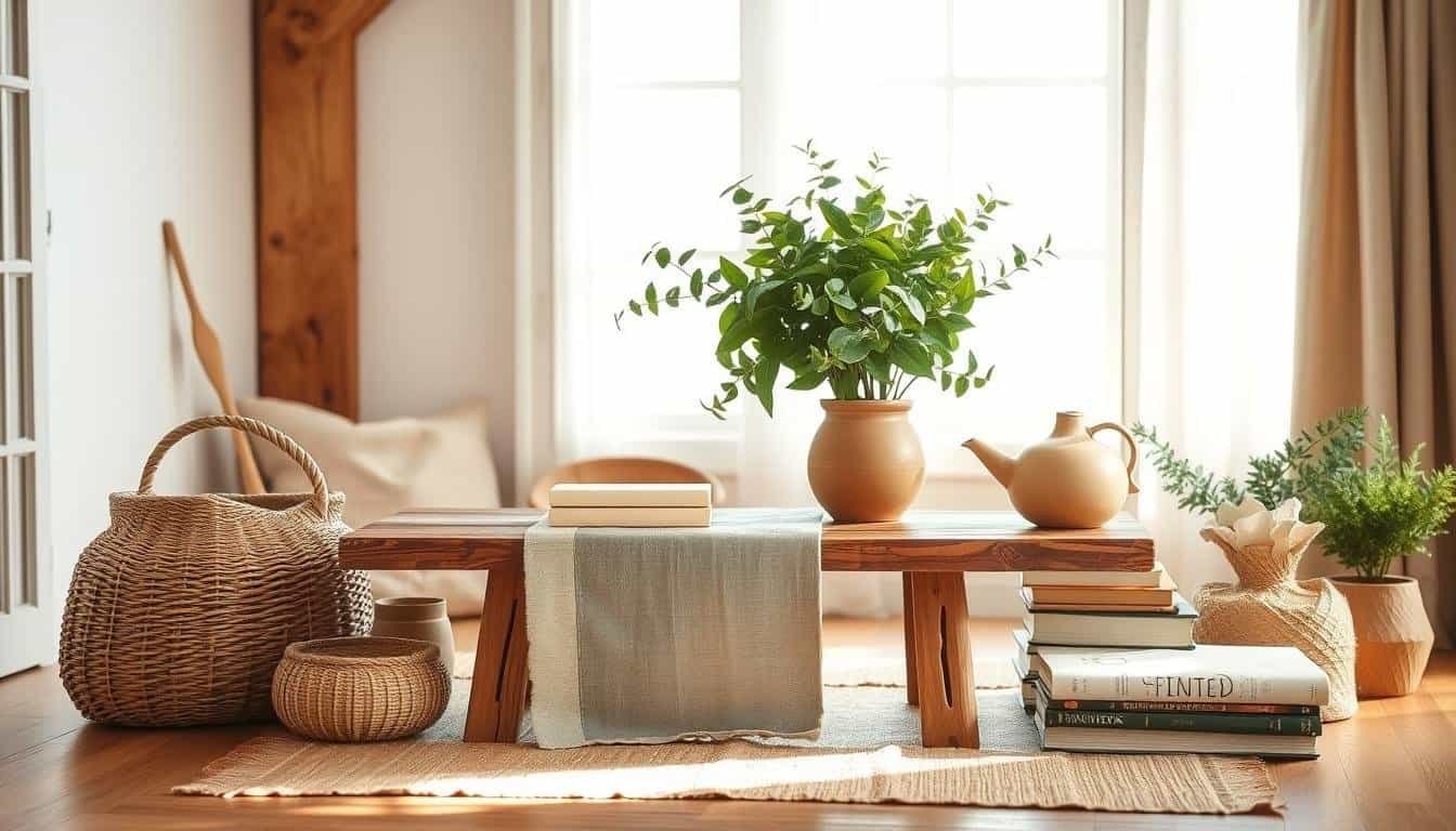 Wood and Linen Home Decor Combinations for a Soft Organic Look
