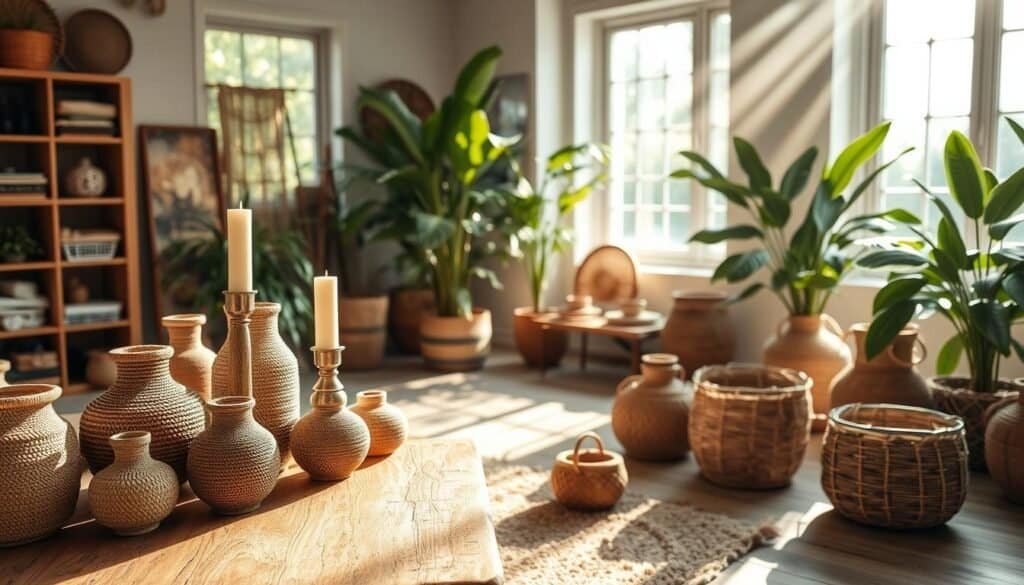 Wood and Rattan Texture Showstoppers for Warm Spaces