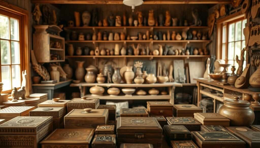 artisan wood decor