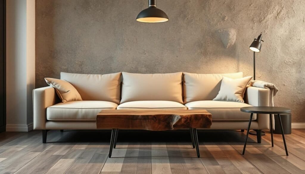 balancing textures in modern-rustic interior balancing textures in modern-rustic interior
