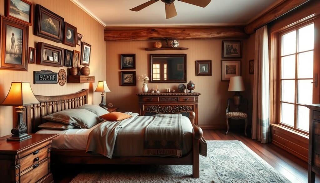 bedroom wooden decor
