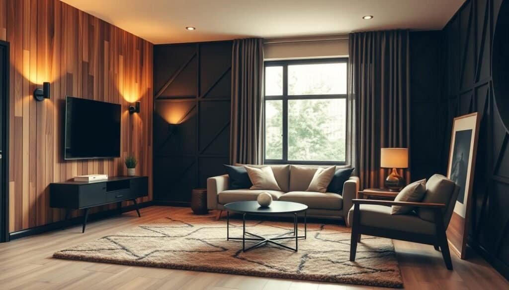 black and wood accent walls black and wood accent walls