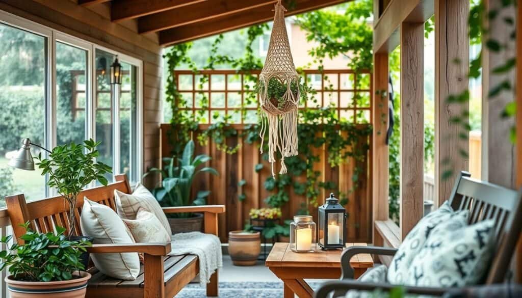combining wood with other materials for porch decor combining wood with other materials for porch decor