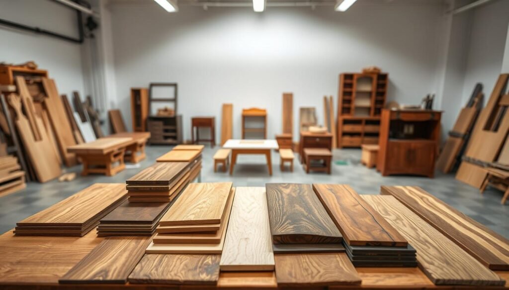 common wood types for furniture making