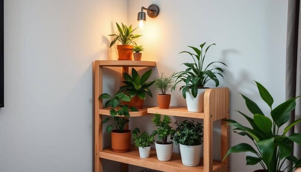 corner plant stand