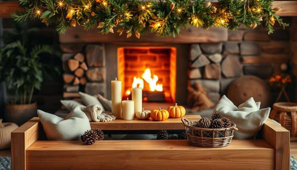 cozy fall wood decor ideas