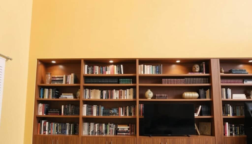 custom built-in bookshelves