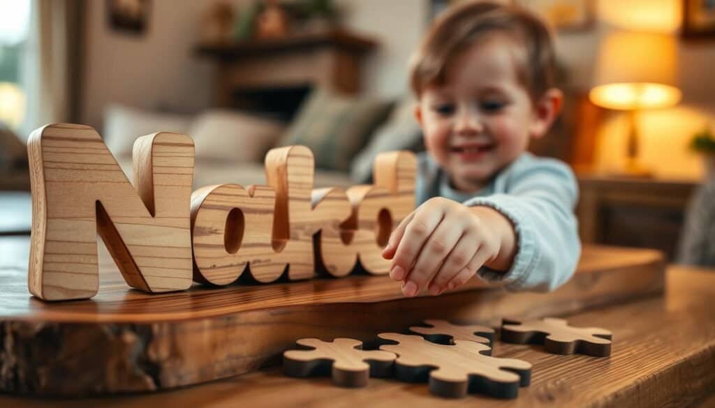 custom wooden name puzzles