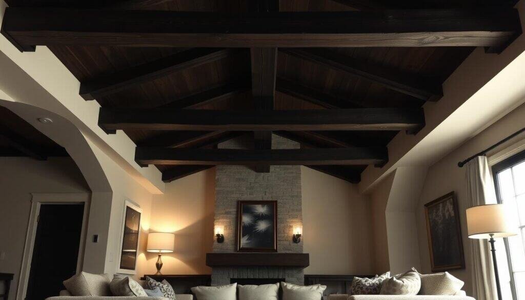 dark wood beams living room dark wood beams living room