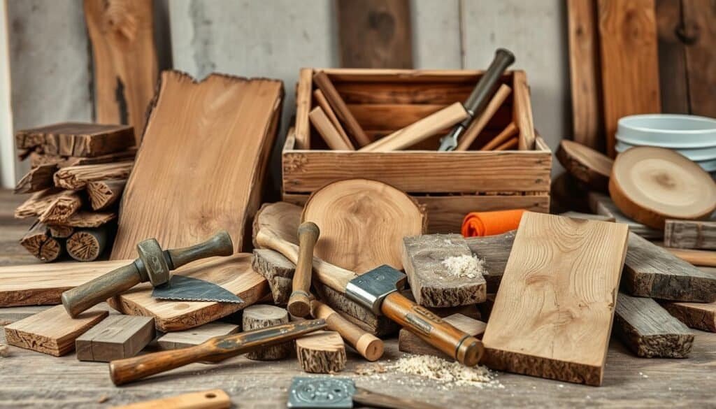 diy wood wall art materials