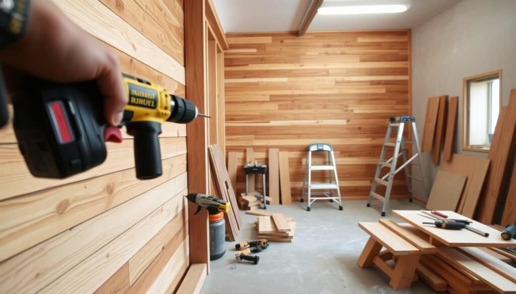 diy wood wall installation diy wood wall installation