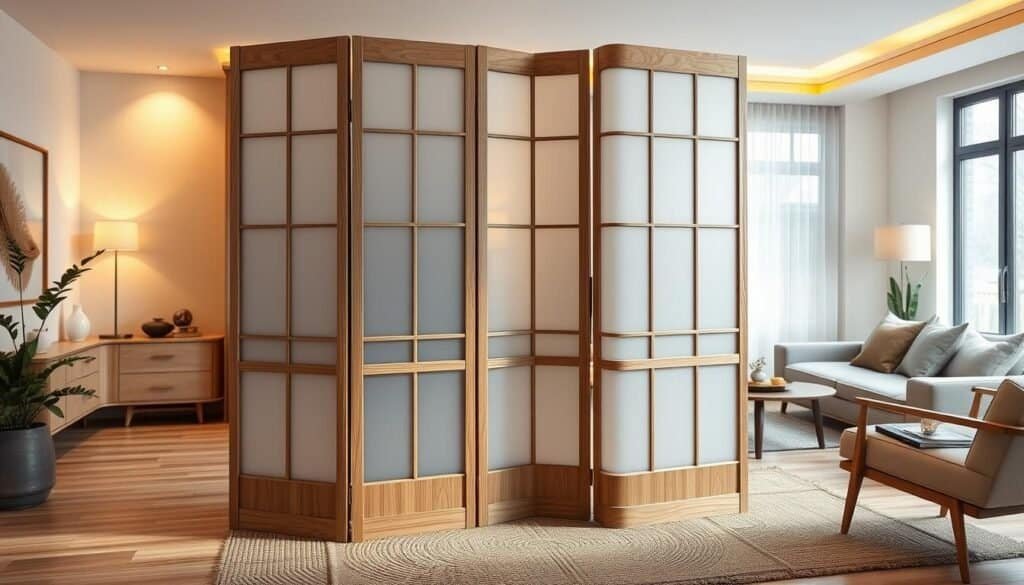 elegant room divider screen